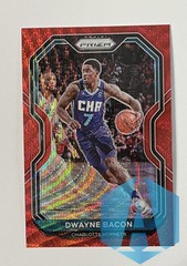 2020-21 Panini Prizm Dwayne Bacon #39 Red Wave Prizm Charlette Hornets